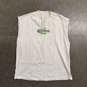Vintage 2005 Corona Extra Muscle Tee Shirt Mens XL White Got Lime Beer Graphic